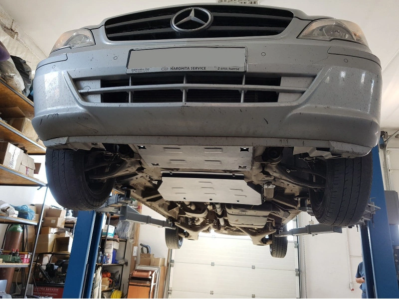 Bunnplate stål Mercedes Viano W639 4x2 2003 - 2014 | Girkassedeksel - Beskyttelse deksel under girkasse – bilde 5