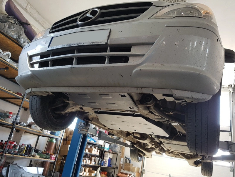 Bunnplate stål Mercedes Viano W639 4x2 2003 - 2014 | Motordeksel - Beskyttelse deksel under motor – bilde 4
