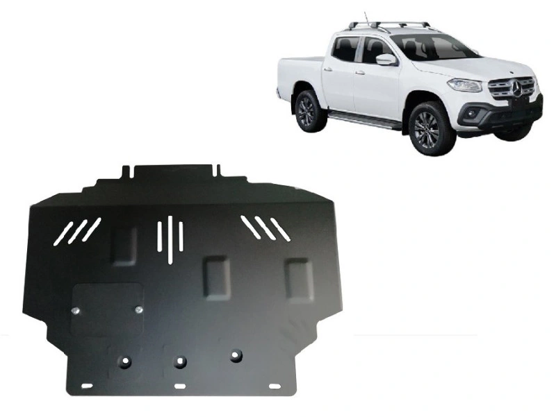Bunnplate stål Mercedes X-Klasse 2017 - 2020 | Motordeksel - Beskyttelse deksel under motor