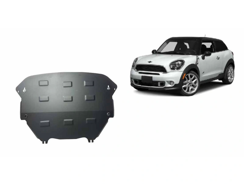 Bunnplate stål Mini Paceman R61 2012 - 2016 | Motordeksel - Beskyttelse deksel under motor
