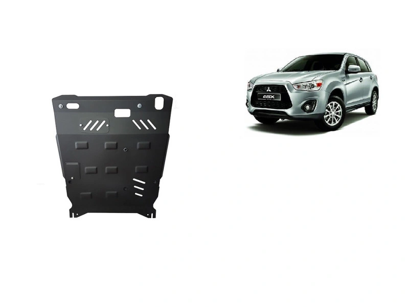 Bunnplate stål Mitsubishi ASX 2010 - 2024 | Motordeksel - Beskyttelse deksel under motor