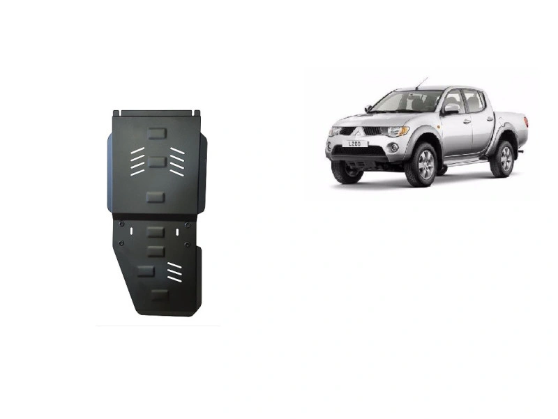 Bunnplate stål Mitsubishi L200 2005 – 2015 │ Girkassedeksel - Beskyttelse deksel under girkasse