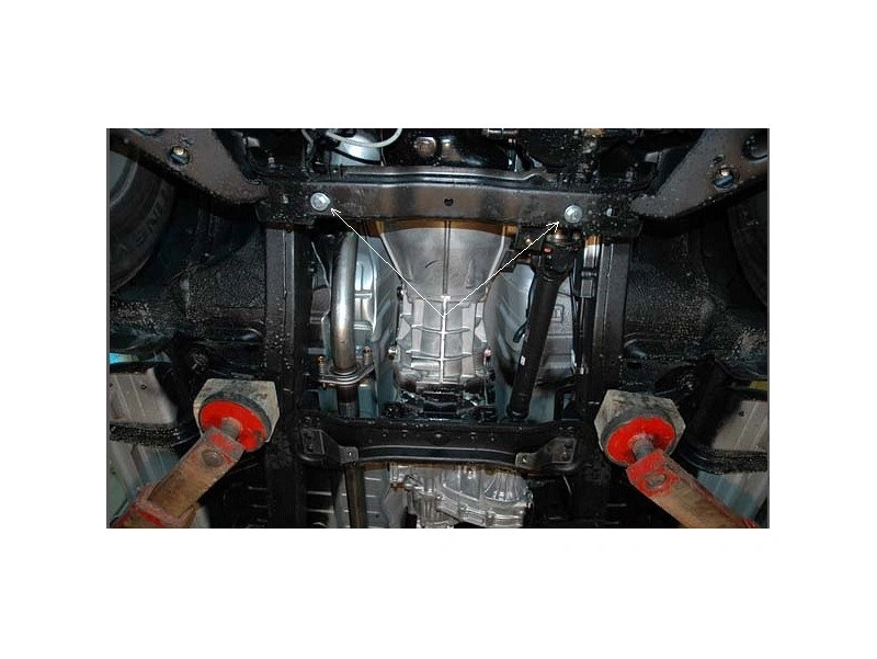 Bunnplate stål Mitsubishi L200 2005 – 2015 │ Girkassedeksel - Beskyttelse deksel under girkasse – bilde 3