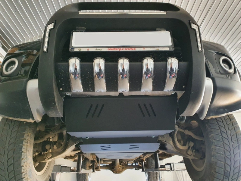 Bunnplate stål Mitsubishi L200 2005–2015 │ Motordeksel - Beskyttelse deksel under motor – bilde 4