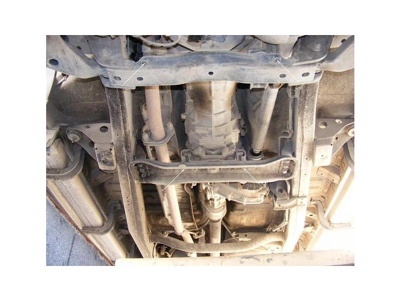 Bunnplate stål Mitsubishi L200 2005–2015 │ Motordeksel - Beskyttelse deksel under motor – bilde 6