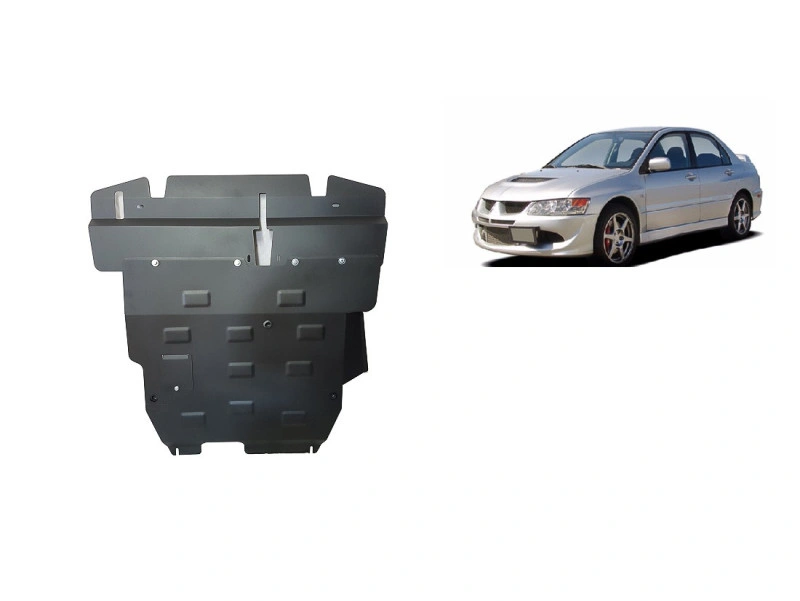 Bunnplate stål Mitsubishi Lancer 2002 - 2007 | Motordeksel - Beskyttelse deksel under motor