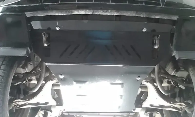 Bunnplate stål Mitsubishi Pajero IV 2006 - 2021 │ beskyttelse deksel under girkasse – bilde 6
