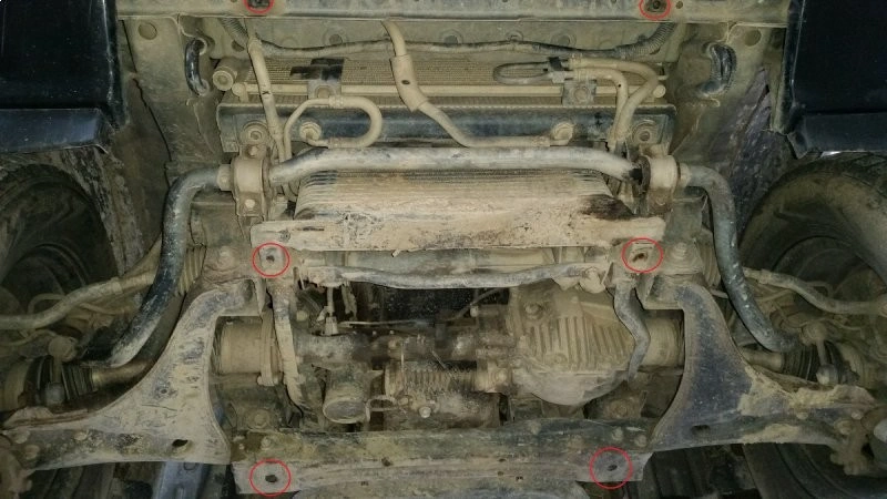 Bunnplate stål Mitsubishi Pajero IV 2006 - 2021 │ Beskyttelse deksel under motor – bilde 11