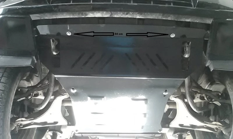 Bunnplate stål Mitsubishi Pajero IV 2006 - 2021 │ Beskyttelse deksel under motor – bilde 9