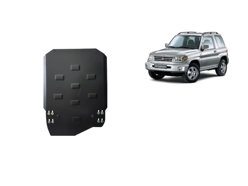 Bunnplate stål Mitsubishi Pajero Pinin 1997 - 2007 | Girkassedeksel - Beskyttelse deksel under girkasse