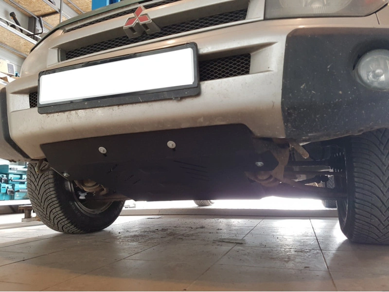 Bunnplate stål Mitsubishi Pajero Pinin 1997 - 2007 | Girkassedeksel - Beskyttelse deksel under girkasse – bilde 5