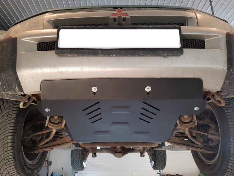 Bunnplate stål Mitsubishi Pajero Pinin 1997 - 2007 | Motordeksel - Beskyttelse deksel under motor – bilde 7