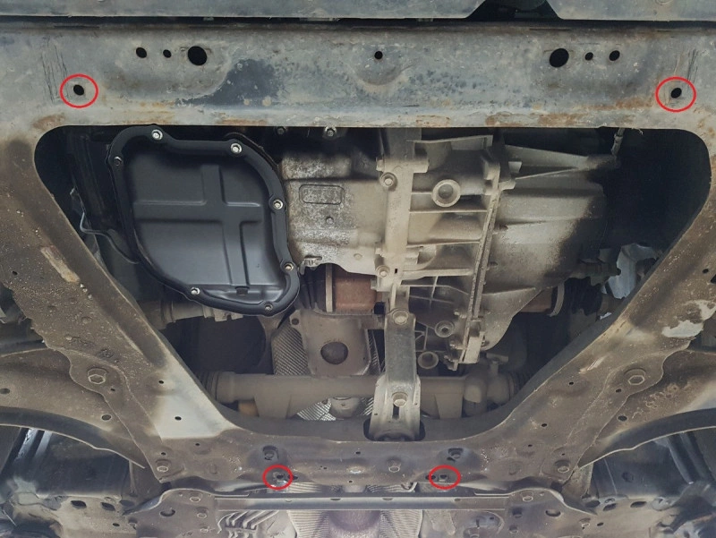 Bunnplate stål Nissan Juke 2010 - 2019 | Motordeksel - Beskyttelse deksel under motor – bilde 4