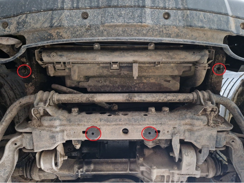 Bunnplate stål Nissan Navara 2005 - 2015 | Radiatordeksel - Beskyttelse deksel under radiator – bilde 6