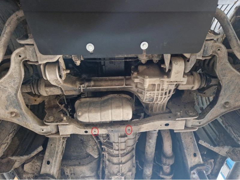 Bunnplate stål Nissan Navara III (D40) 2005 - 2015  │ Motordeksel - Beskyttelse deksel under motor – bilde 4