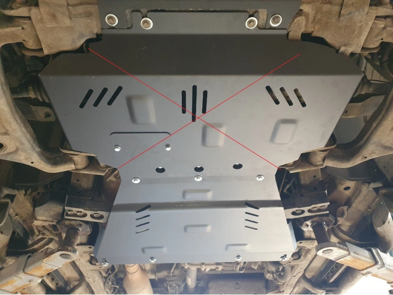 Bunnplate stål Nissan Navara NP300 D23 2015 - 2021 | Girkassedeksel - Beskyttelse deksel under girkasse – bilde 4