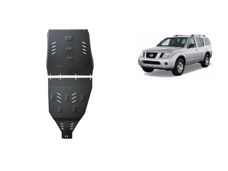 Bunnplate stål Nissan Pathfinder 2005 - 2015 | Girkassedeksel - Beskyttelse deksel under girkasse