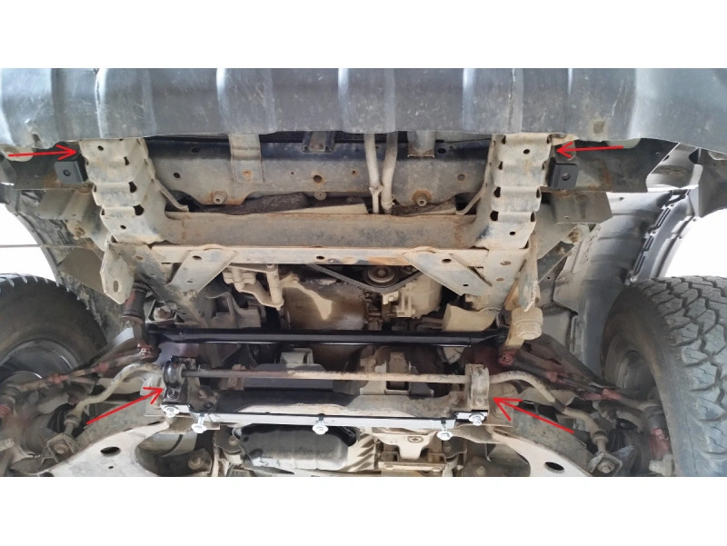 Bunnplate stål Nissan Pick Up 1997 - 2014 |  Motordeksel - Beskyttelse deksel under motor – bilde 4