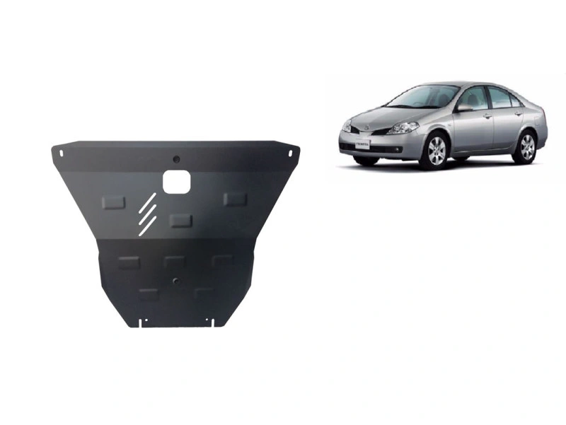 Bunnplate stål Nissan Primera P12 2001 - 2007 | Motordeksel - Beskyttelse deksel under motor