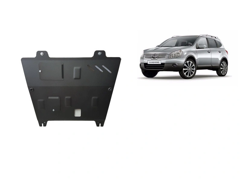 Bunnplate stål Nissan Qashqai 2006 - 2013 | Motordeksel - Beskyttelse deksel under motor