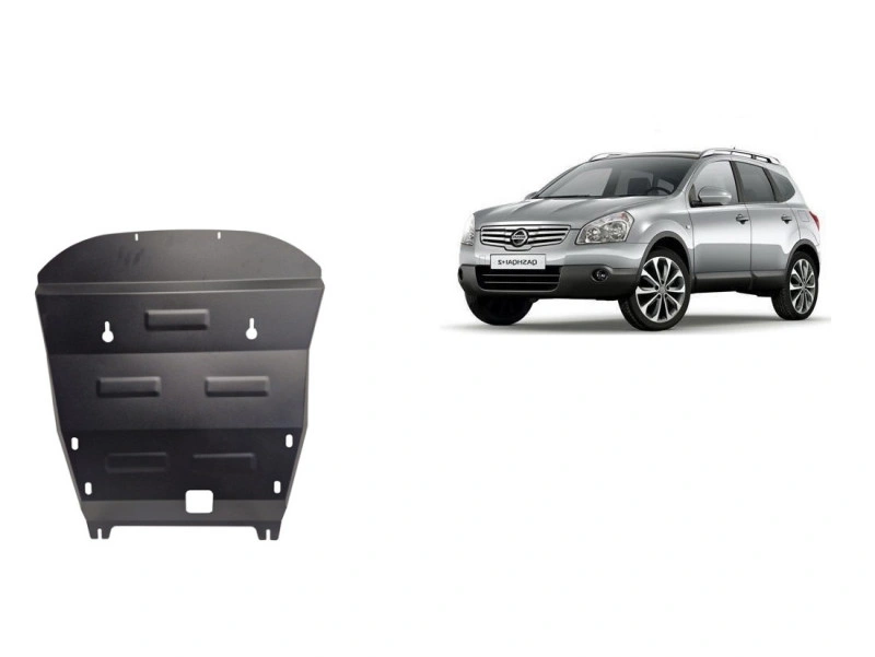 Bunnplate stål Nissan Qashqai 2006 - 2013 | Motordeksel - Beskyttelse deksel under motor