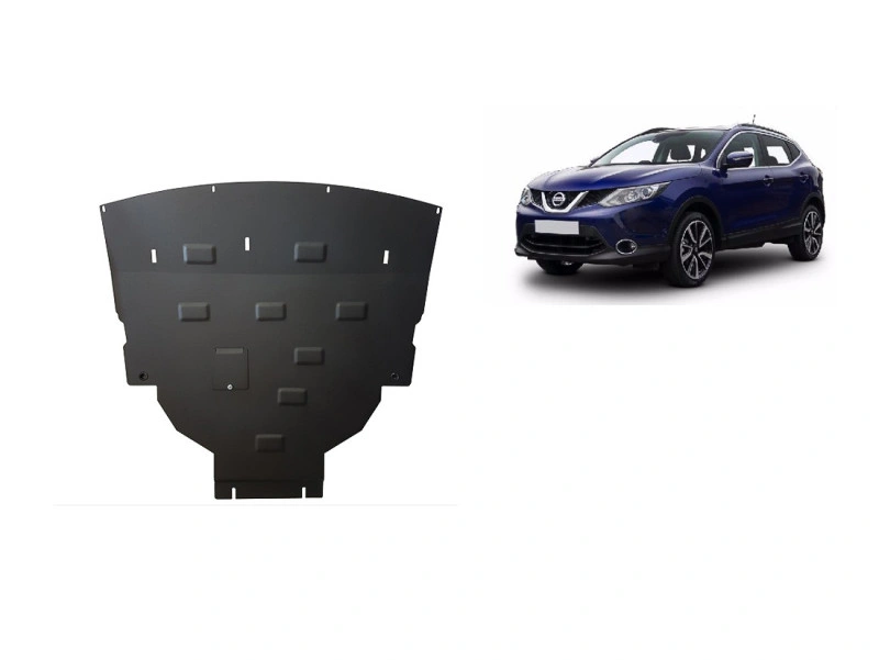 Bunnplate stål Nissan Qashqai J11 2013 - 2021 | Motordeksel - Beskyttelse deksel under motor