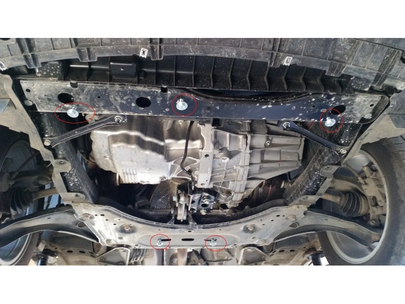 Bunnplate stål Nissan Qashqai J11 2013 - 2021 | Motordeksel - Beskyttelse deksel under motor – bilde 7