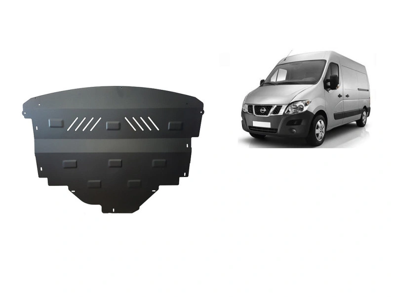 Bunnplate stål Nissan / Renault / Opel |  Motordeksel - Beskyttelse deksel under motor Image 1