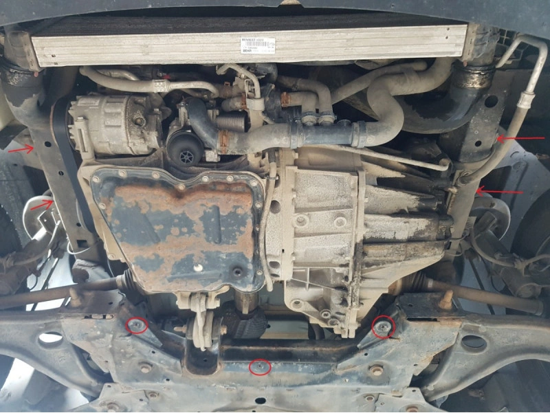 Bunnplate stål Nissan / Renault / Opel |  Motordeksel - Beskyttelse deksel under motor Image 4