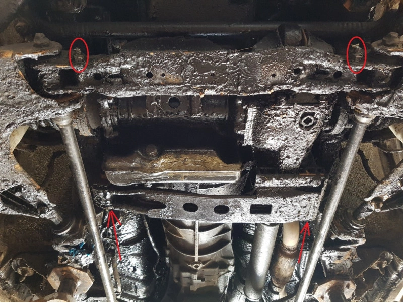 Bunnplate stål Nissan Terrano II 1992 - 2007 | Motordeksel - Beskyttelse deksel under motor – bilde 8