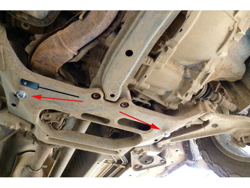 Bunnplate stål Nissan X-Trail T30 2001 - 2007 | Motordeksel - Beskyttelse deksel under motor – bilde 6