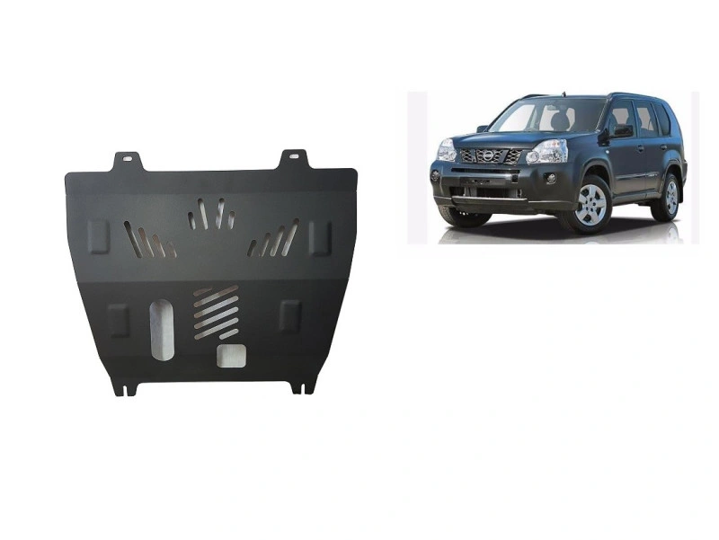 Bunnplate stål Nissan X-Trail T31 2007 - 2013 | Motordeksel - Beskyttelse deksel under motor