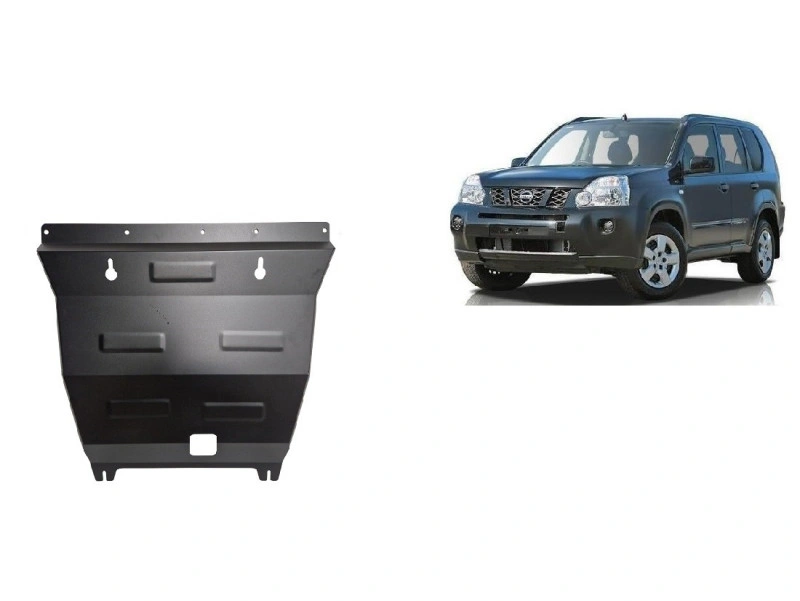 Bunnplate stål Nissan X-Trail T31 2007 - 2013 | Motordeksel - Beskyttelse deksel under motor