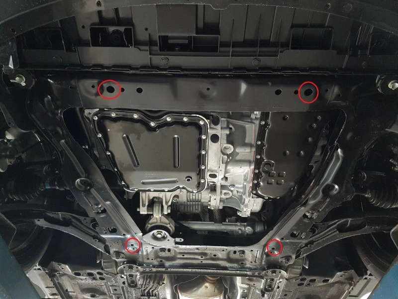 Bunnplate stål Nissan X-Trail T32 2013 - 2022 | Motordeksel - Beskyttelse deksel under motor – bilde 4