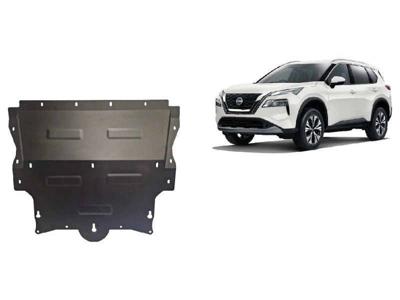 Bunnplate stål Nissan X-Trail T33 2021 -> | Motordeksel - Beskyttelse deksel under motor