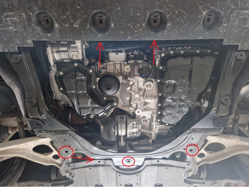 Bunnplate stål Nissan X-Trail T33 2021 -> | Motordeksel - Beskyttelse deksel under motor – bilde 6