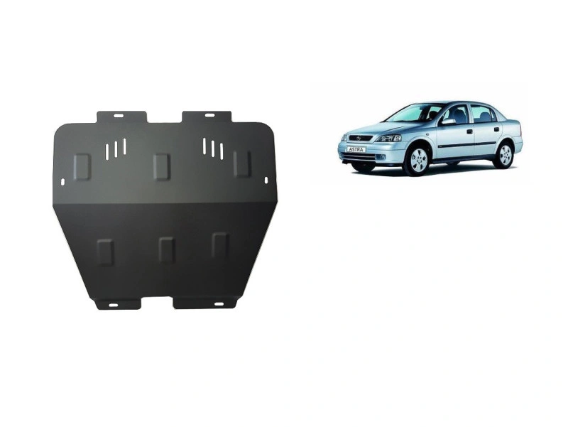 Bunnplate stål Opel Astra G / Opel Zafira | Motordeksel - Beskyttelse deksel under motor