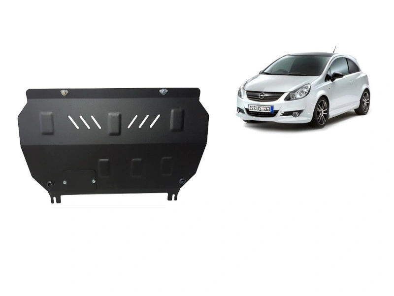 Bunnplate stål Opel Corsa D 2006 - 2014 | Motordeksel - Beskyttelse deksel under motor