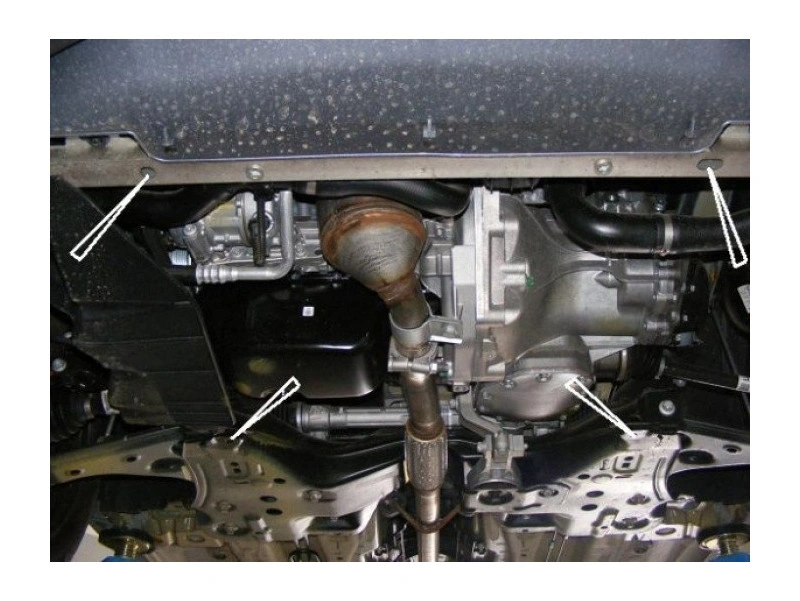 Bunnplate stål Opel Corsa D 2006 - 2014 | Motordeksel - Beskyttelse deksel under motor – bilde 7