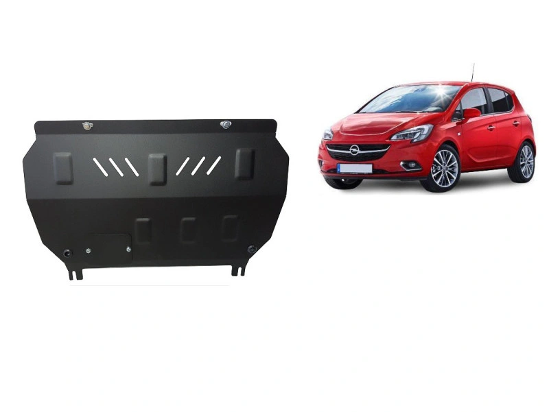 Bunnplate stål Opel Corsa E 2014 - 2019 | Motordeksel - Beskyttelse deksel under motor
