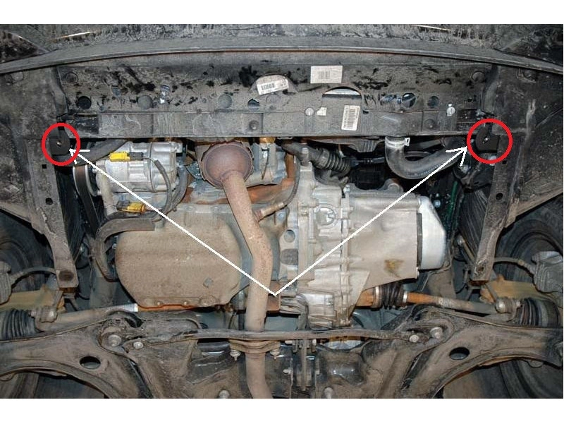 Bunnplate stål Peugeot 208 2012 - 2019 | Motordeksel - Beskyttelse deksel under motor – bilde 4