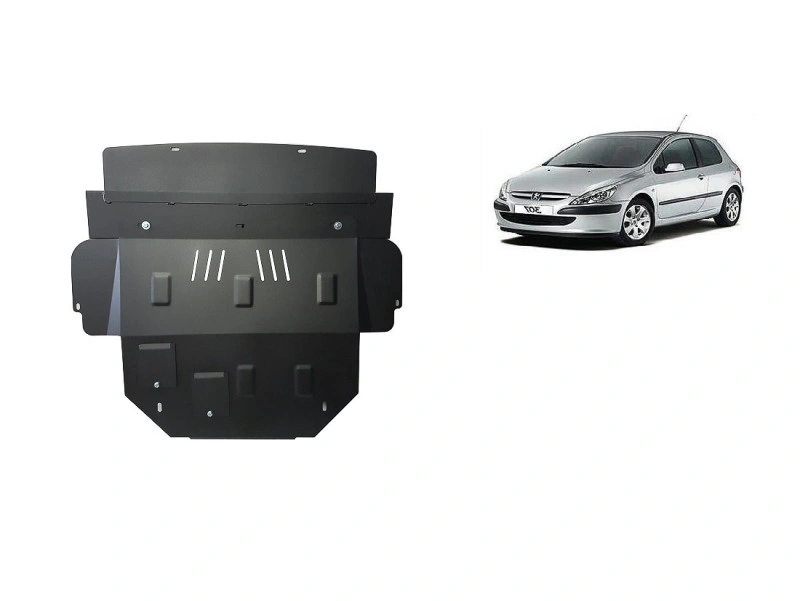 Bunnplate stål Peugeot 307 2001 - 2008 | Motordeksel - Beskyttelse deksel under motor