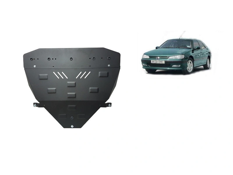 Bunnplate stål Peugeot 406 1996 - 2004 | Motordeksel - Beskyttelse deksel under motor