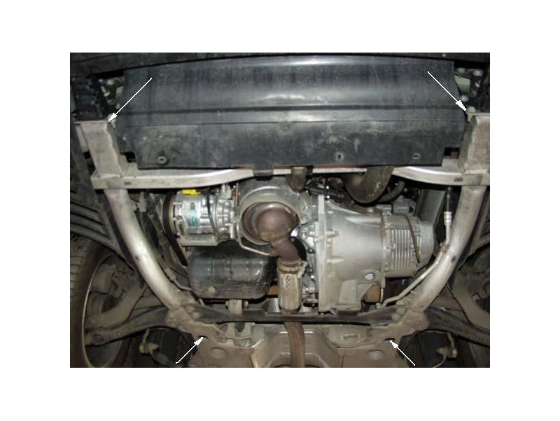 Bunnplate stål Peugeot 407 2004 - 2011 | Motordeksel - Beskyttelse deksel under motor – bilde 4