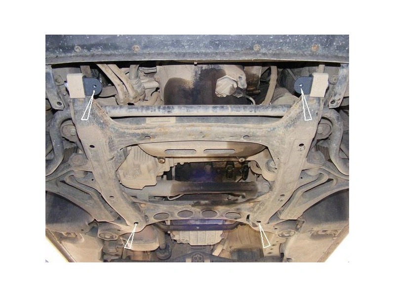 Bunnplate stål Porsche Cayenne 2002 - 2017 / Vw Touareg 7L 2002 - 2010 | Motordeksel - Beskyttelse deksel under motor – bilde 5