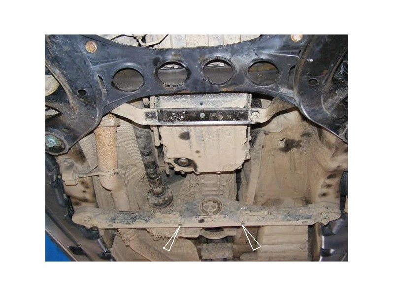 Bunnplate stål Porsche Cayenne 2006 - 2017 / Vw Touareg 7L 2003 - 2017 | Girkassedeksel for manuell girkasse - Beskyttelse deksel under girkasse – bilde 2