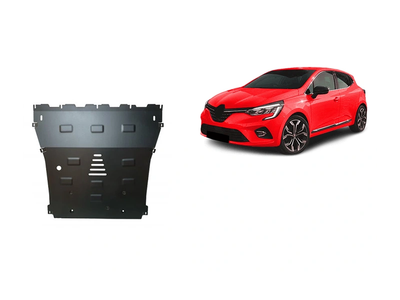 Bunnplate stål Renault Clio 5 2019 -> | Motordeksel - Beskyttelse deksel under motor