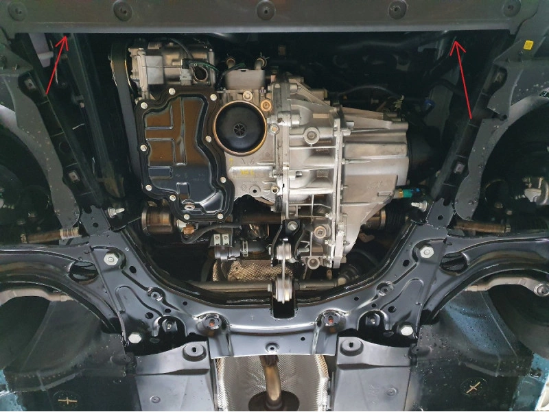 Bunnplate stål Renault Clio 5 2019 -> | Motordeksel - Beskyttelse deksel under motor – bilde 6