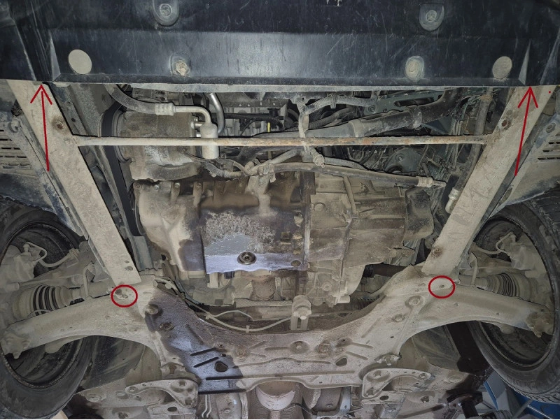 Bunnplate stål Renault Espace 4 2001 - 2014 | Motordeksel - Beskyttelse deksel under motor – bilde 10