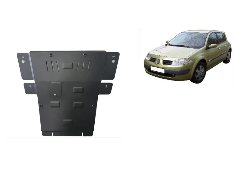 Bunnplate stål Renault Megane 2 2004 - 2008 | Motordeksel - Beskyttelse deksel under motor